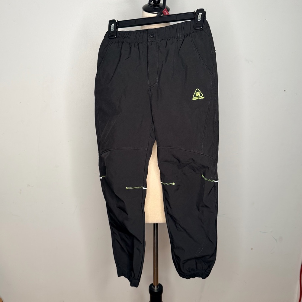 Sibolandi Unisex Kids Fleece-Lined Snow Winter/Ski Pants Size M